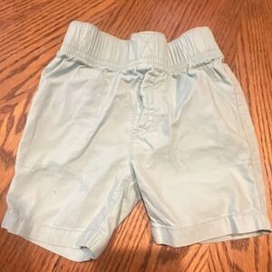 Carter's Toddler Shorts 3T Light Blue 100% Cotton Pull On Elastic Waist